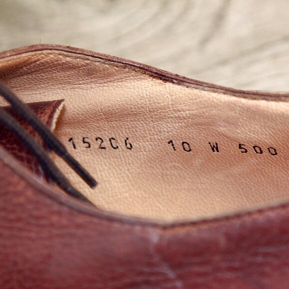 $695 Neiman Marcus GRAVATI Oxford 10 W Wide Caffè 15206 * add $15 new Trees main image 4